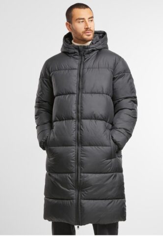Urban Classics – Long Puffer Black – Jacke – Schwarz – M – Obermaterial: 100% Polyester; Futter: 100% Polyester