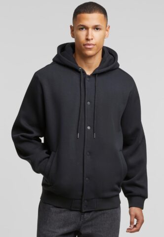 Urban Classics – Fluffy Fleece Black – Jacke – Schwarz – XXL – 70% Baumwolle, 30% Polyester