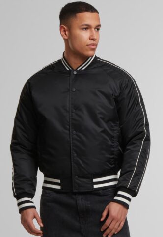 Urban Classics – Racer Bomber Black – Jacke – Schwarz – M – Außenmaterial: 100% Nylon; Innenfutter: 100% Polyester