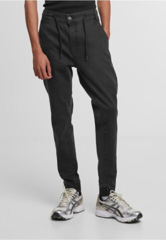 Urban Classics – Antifit Denim Black Washed – Jeans – Schwarz – W28 – 98% Baumwolle, 2% Elastan