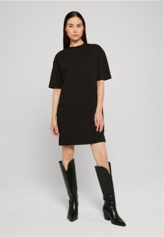 Urban Classics – Ladies Structured Jersey Black – Kleid – Schwarz – S – 80% Baumwolle, 20% Polyester