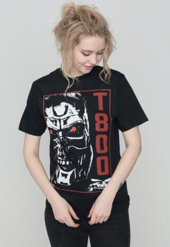 Terminator – T-800 Machine – T-Shirt – Schwarz – M – 100% Baumwolle