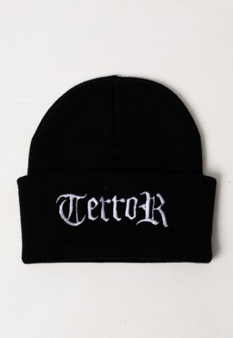 Terror – Old Logo – Beanie – Schwarz – Onesize – 100% Polyacryl