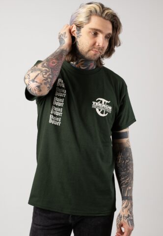 Terror – Pain Forest Green – T-Shirt – Grün – S – 100% Baumwolle