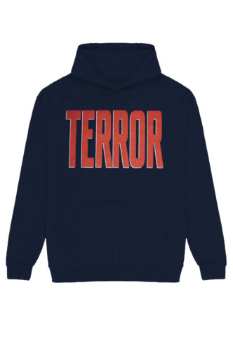 Terror – Scratch And Fight Navy – Hoodie – Blau – XL – 50% Baumwolle, 50% Polyester