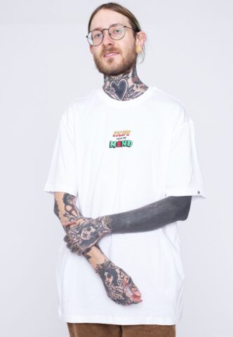 Element – Escape Mind Optic White – T-Shirt – Weiß – S – 100% Baumwolle