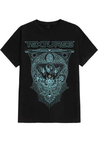 Textures – Moth – T-Shirt – Schwarz – L – 100% Baumwolle