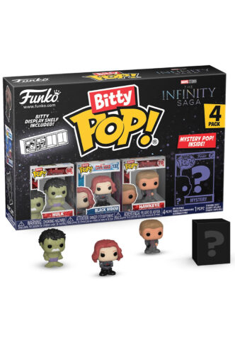 The Avengers – Hulk Bitty POP! 4PK – Funko Pop – Mehrfarbig – Onesize – 100% PVC
