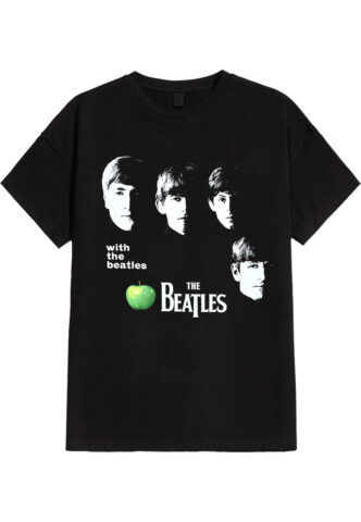 The Beatles – With The Beatles – T-Shirt – Schwarz – M – 100% Baumwolle