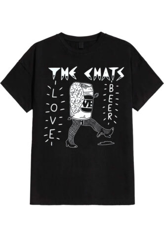 The Chats – Love Beer – T-Shirt – Schwarz – XL – 100% Baumwolle