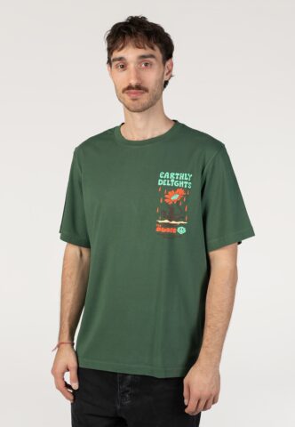 The Dudes – Earthly Delights Bottle Green – T-Shirt – Grün – XL – 100% Bio-Baumwolle