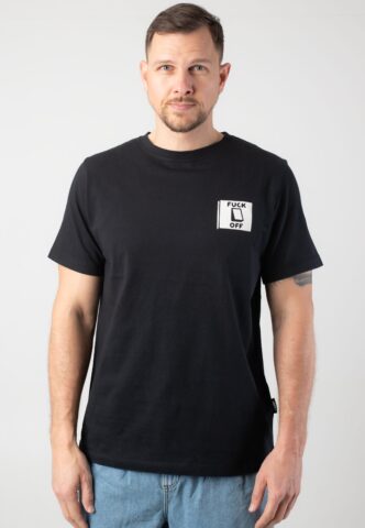 The Dudes – Switch Classic Black – T-Shirt – Schwarz – S – 100% Bio-Baumwolle