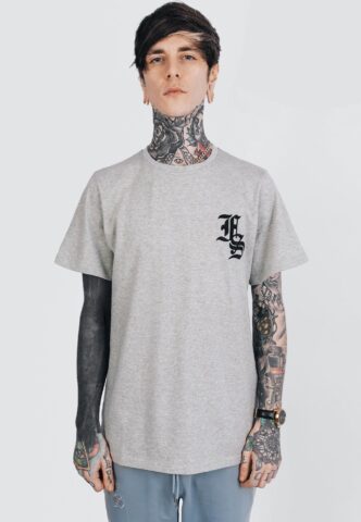 The Frost Wear – Imperial Logo Heather Grey – T-Shirt – Grau – S – 100% Baumwolle