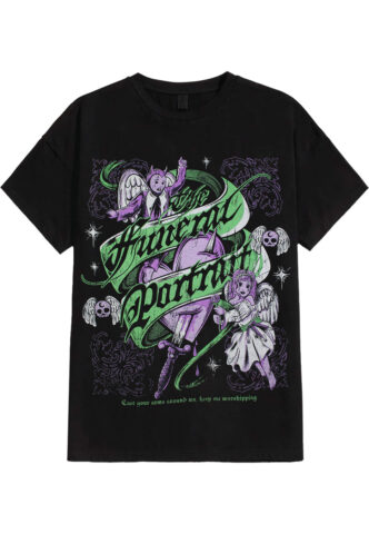 The Funeral Portrait – Cherubs – T-Shirt – Schwarz – L – 100% Baumwolle