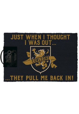 The Godfather – Thought I Was Out – Fußmatte – Schwarz – Onesize – Kokosnuss-Fasern/PVC