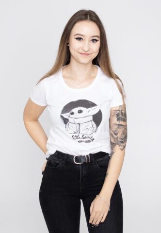 The Mandalorian – Ink Baby White – Girly – Weiß – XL – 100% Baumwolle