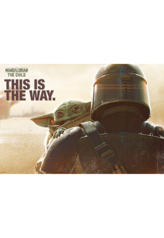 The Mandalorian – Mando & The Child Maxi – Poster – Mehrfarbig – Onesize – 170g/m²