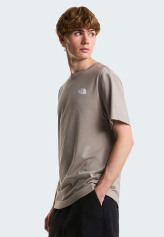 The North Face – Box NSE Stone Slab – T-Shirt – Grau – XL – 100% Baumwolle