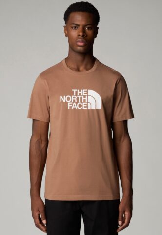 The North Face – Easy Tee Latte/TNF White – T-Shirt – Braun – M – 60% Baumwolle, 40% Polyester
