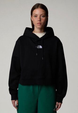 The North Face – Essential Crop Tnf Black – Hoodie – Schwarz – XL – 70% Baumwolle, 30% Polyester
