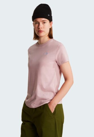 The North Face – Evolution Simple Dome Metal Pink – T-Shirt – gid://shopify/Metaobject/122014761197 – XL – 60% Baumwolle, 40% Polyester