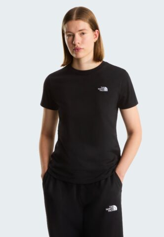 The North Face – Evolution Simple Dome TNF Black – T-Shirt – Schwarz – XS – 60% Baumwolle, 40% Polyester