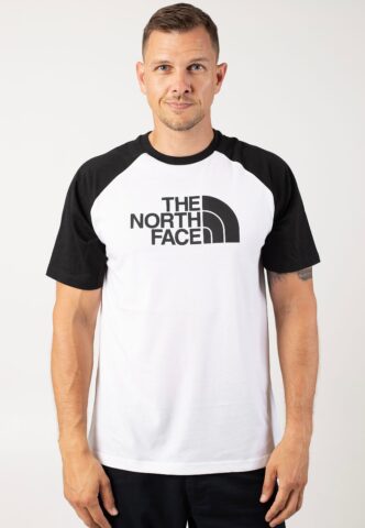 The North Face – Raglan Easy Tnf White – T-Shirt – Weiß – S – 60% Baumwolle, 40% Polyester
