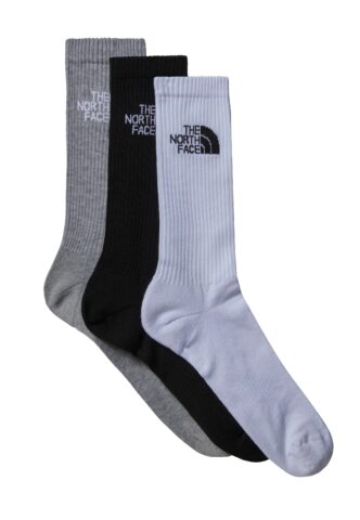 The North Face – Sport Cush Crew Sock Pack Of 3 Black Assorted – Socken – Schwarz – S – 81% Baumwolle, 15% Polyamid, 4% Elastan