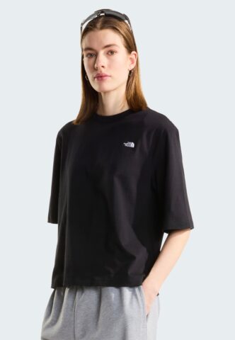 The North Face – W Simple Dome Boxy Relaxed TNF Black – T-Shirt – Schwarz – L – 100% Baumwolle
