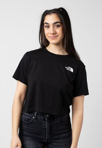 The North Face – Women´s Simple Dome Tnf Black – T-Shirt – Schwarz – XS – 60% Baumwolle, 40% Polyester