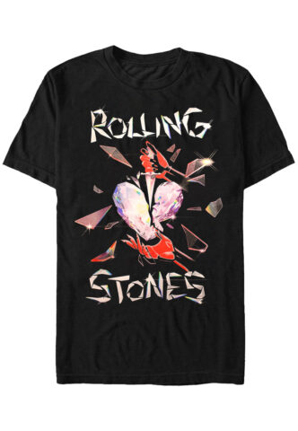 The Rolling Stones – Hackney Diamonds Heart – T-Shirt – Schwarz – S – 100% Baumwolle