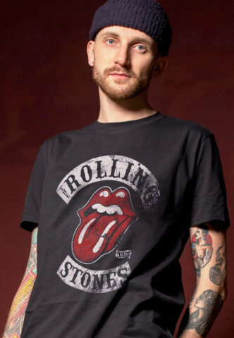 The Rolling Stones – Tour 1978 – T-Shirt – Schwarz – L – 100% Baumwolle