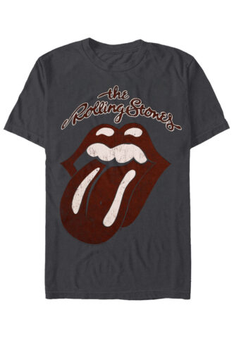 The Rolling Stones – Vintage Tongue Grey – T-Shirt – Grau – XS – 100% Baumwolle