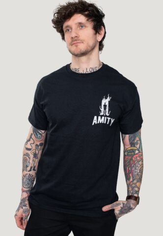 The Amity Affliction – Burning Church – T-Shirt – Schwarz – 3XL – 100% Baumwolle