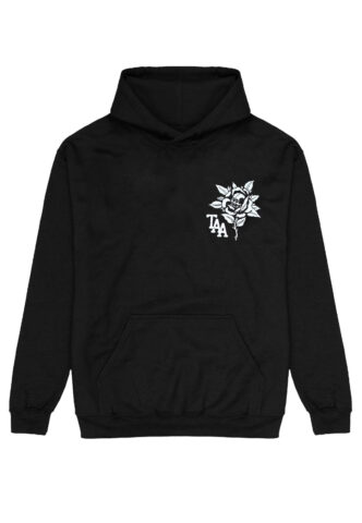 The Amity Affliction – DIAA Skull Rose – Hoodie – Schwarz – 3XL – 80% Baumwolle, 20% Polyester