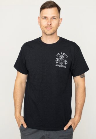 The Amity Affliction – Ghost Reaper – T-Shirt – Schwarz – M – 100% Baumwolle