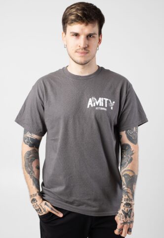 The Amity Affliction – Pittsburgh Charcoal – T-Shirt – Grau – XL – 100% Baumwolle
