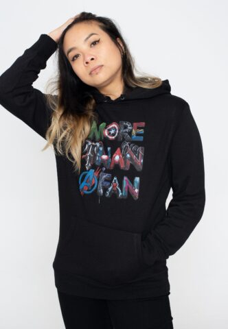 The Avengers – Fan Avenge Reunite – Hoodie – Schwarz – XXL – 80% Baumwolle, 20% Polyester