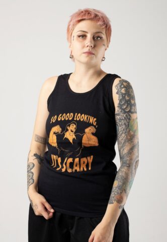 The Beauty And The Beast – Scary Good Looks – Tank – Schwarz – S – 100% Baumwolle