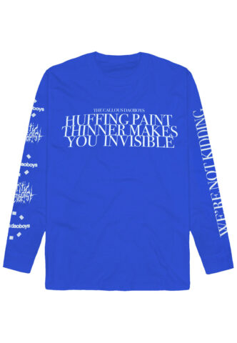 The Callous Daoboys – Invisible Royal – Longsleeve – Blau – S – 100% Baumwolle