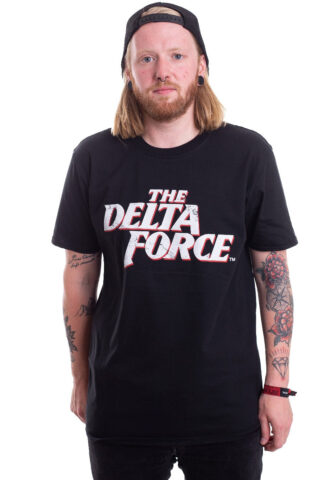 The Delta Force – Washed Logo – T-Shirt – Schwarz – S – 100% Baumwolle,Jersey