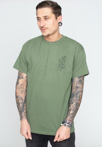 The Devil Wears Prada – Dagger Sword Military Green – T-Shirt – Grün – 3XL – 100% Baumwolle
