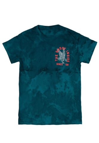 The Ghost Inside – Survive Teal/Black Tie Dye – T-Shirt – Blau – S – 100% Baumwolle