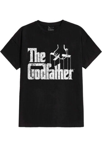 The Godfather – Logo White – T-Shirt – Schwarz – S – 100% Baumwolle,Jersey