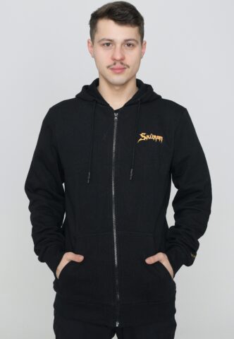 The Lord Of The Rings – Sauron – Zipper – Schwarz – S – 85% Baumwolle, 15% Polyester,Schweiß