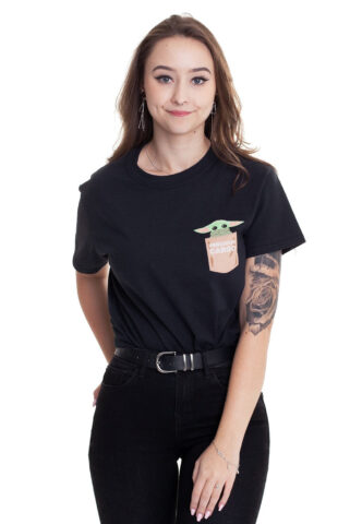 The Mandalorian – Baby Yoda Cargo Pocket – T-Shirt – Schwarz – XXL – 100% Baumwolle