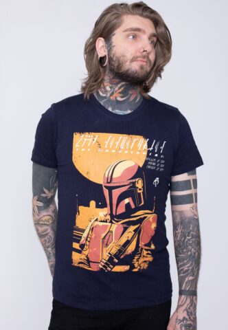 The Mandalorian – Bounty Hunter – T-Shirt – Blau – XXL – 100% Baumwolle,Jersey