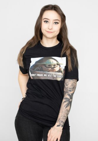 The Mandalorian – Don’t Make Me Use – T-Shirt – Schwarz – XXL – 100% Baumwolle