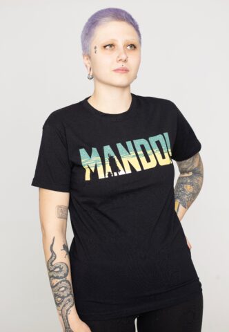 The Mandalorian – Mando – T-Shirt – Schwarz – L – 100% Baumwolle