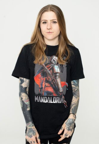 The Mandalorian – Mando Pose – T-Shirt – Schwarz – S – 100% Baumwolle